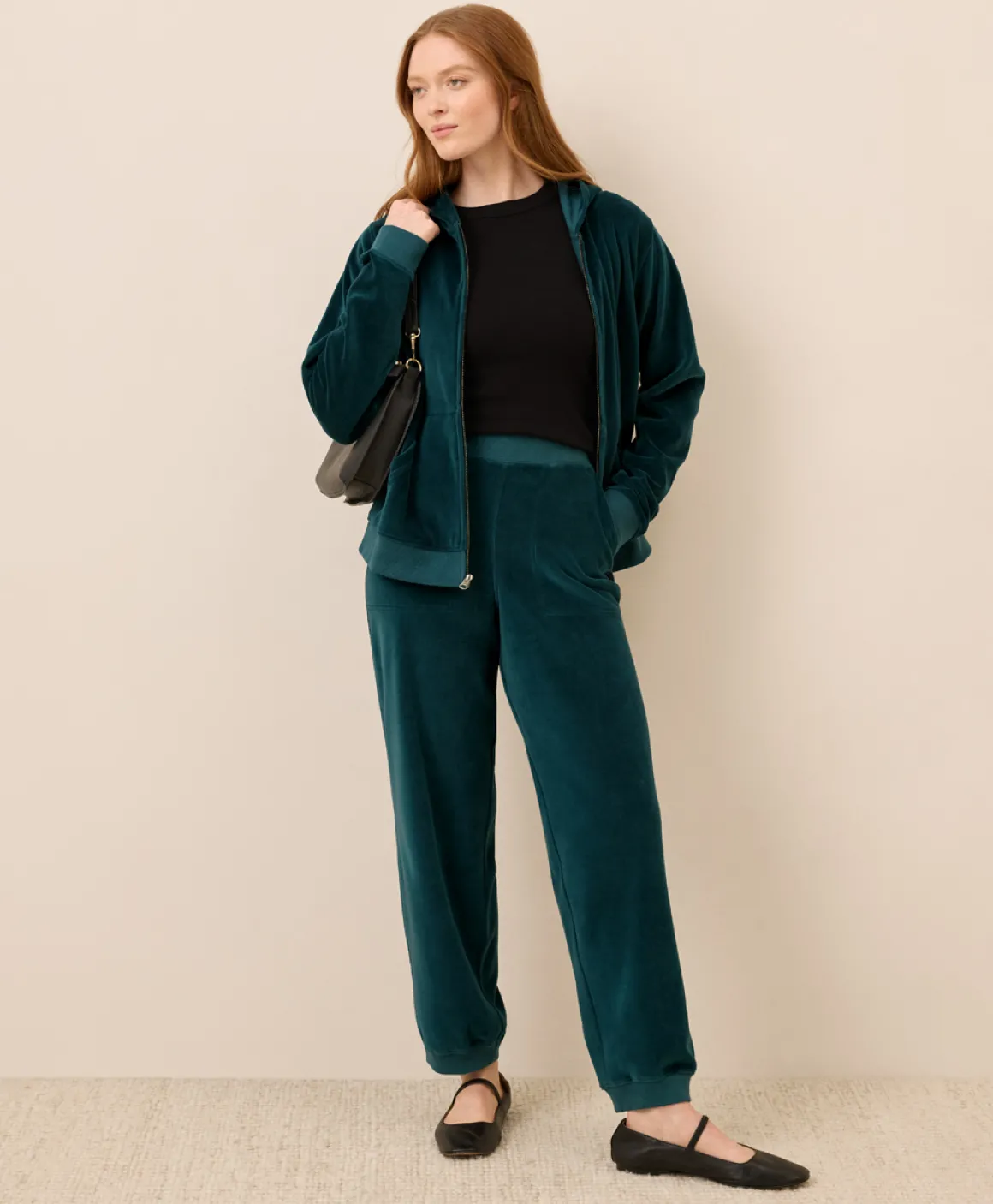 Organic Pure Velour Relaxed Sweatpant