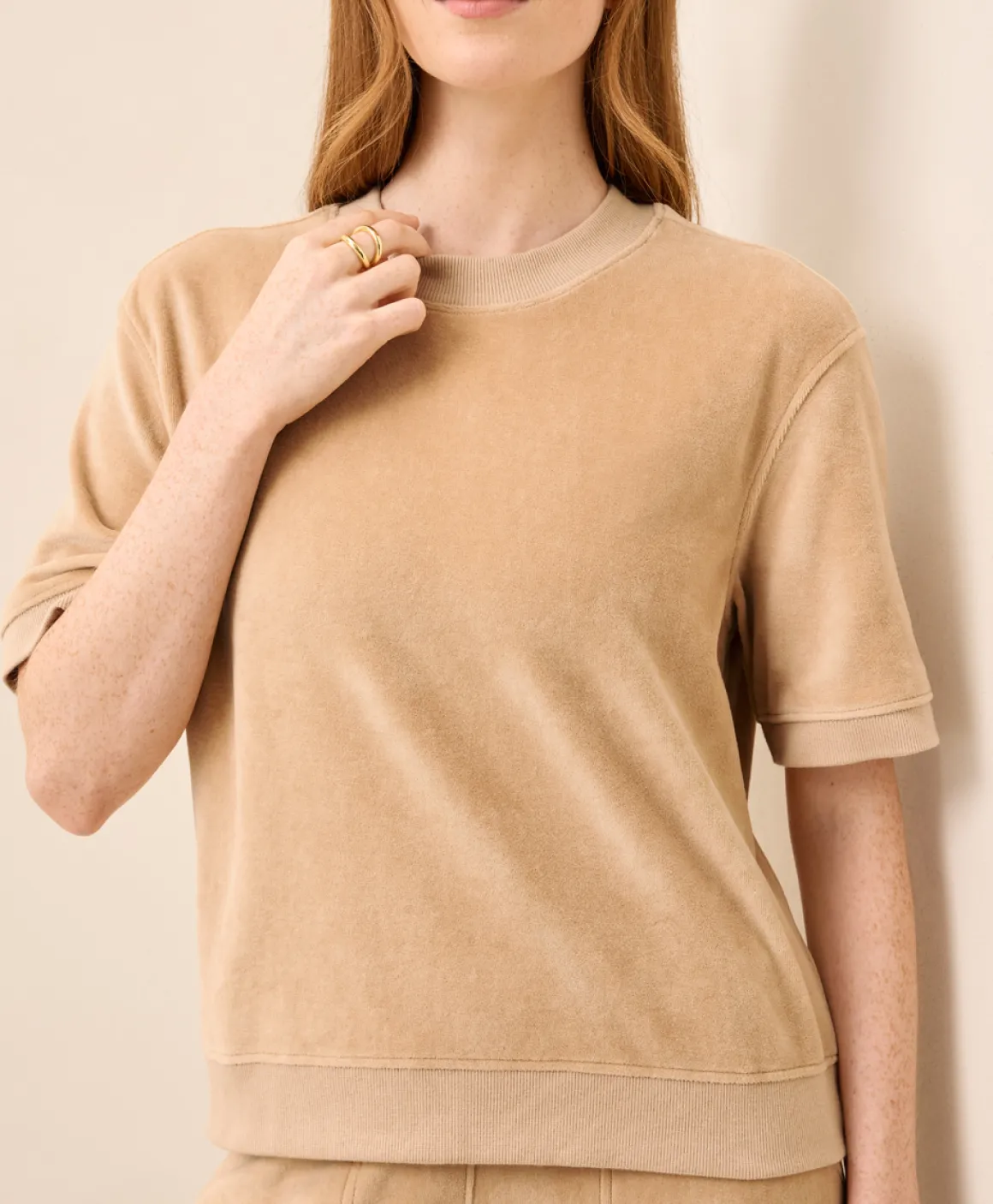 Organic Pure Velour Sweatshirt Tee