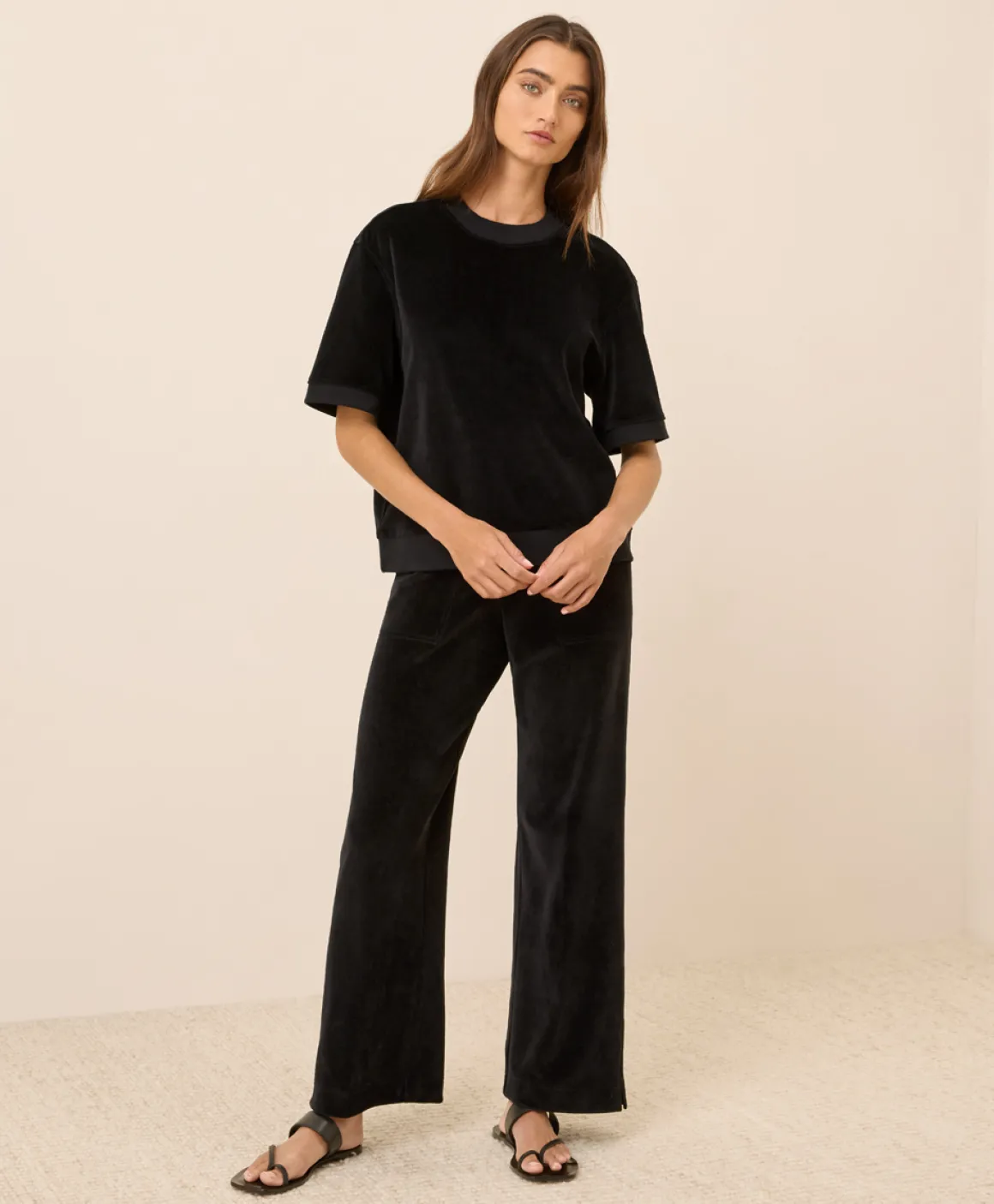 Organic Pure Velour Sweatshirt Tee