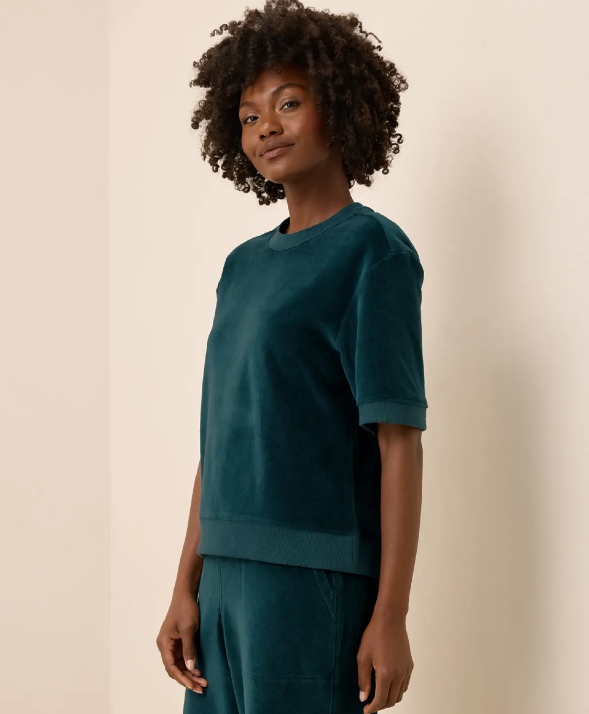 Organic Pure Velour Sweatshirt Tee