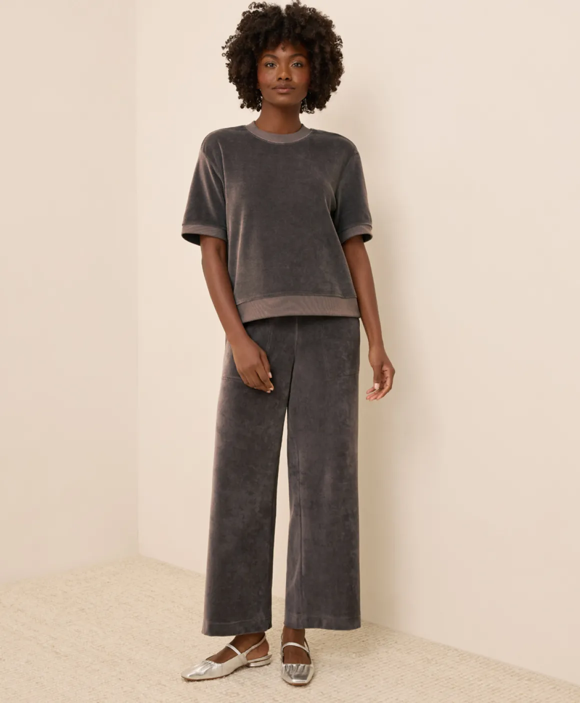 Organic Pure Velour Sweatshirt Tee