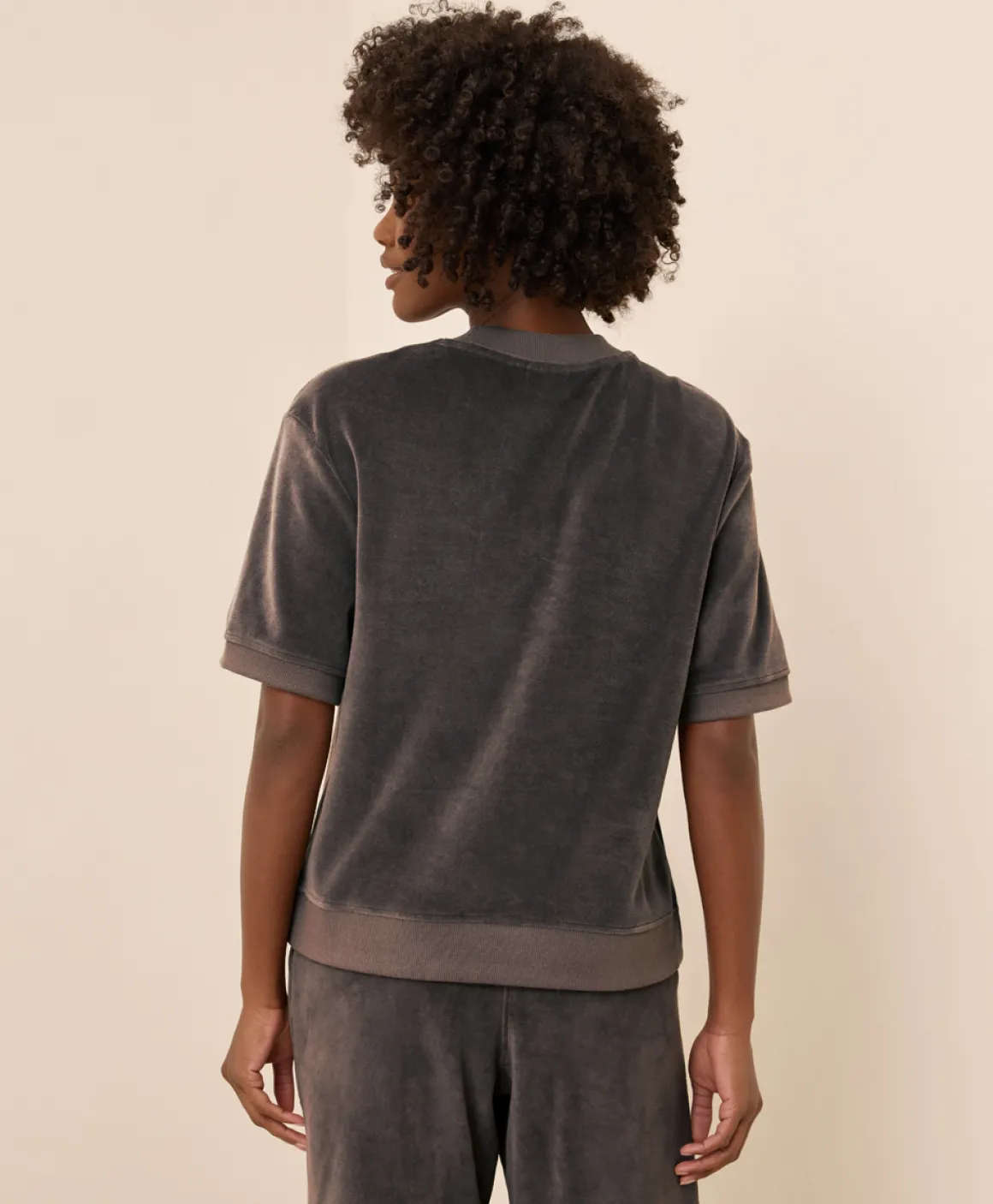 Organic Pure Velour Sweatshirt Tee