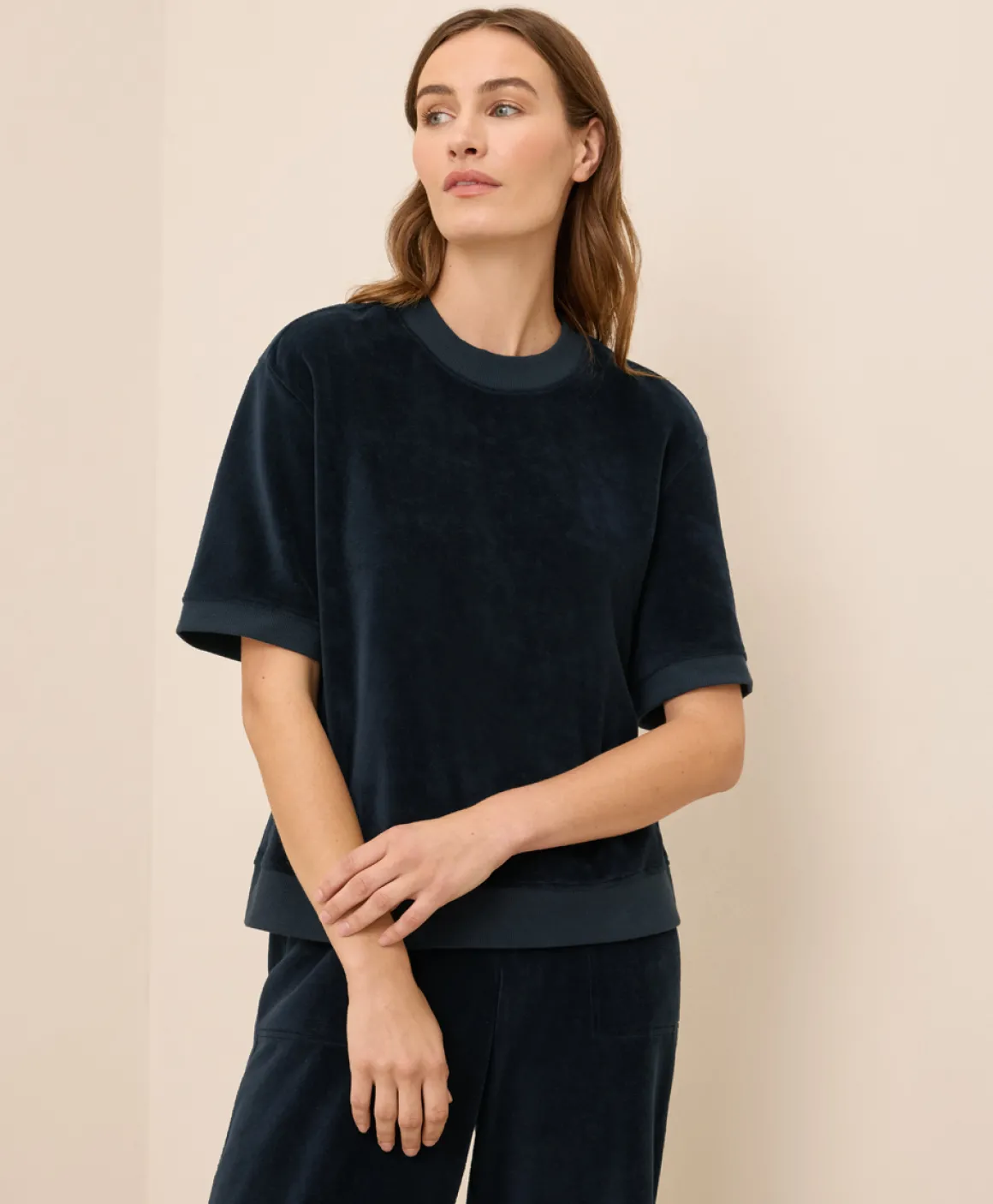 Organic Pure Velour Sweatshirt Tee
