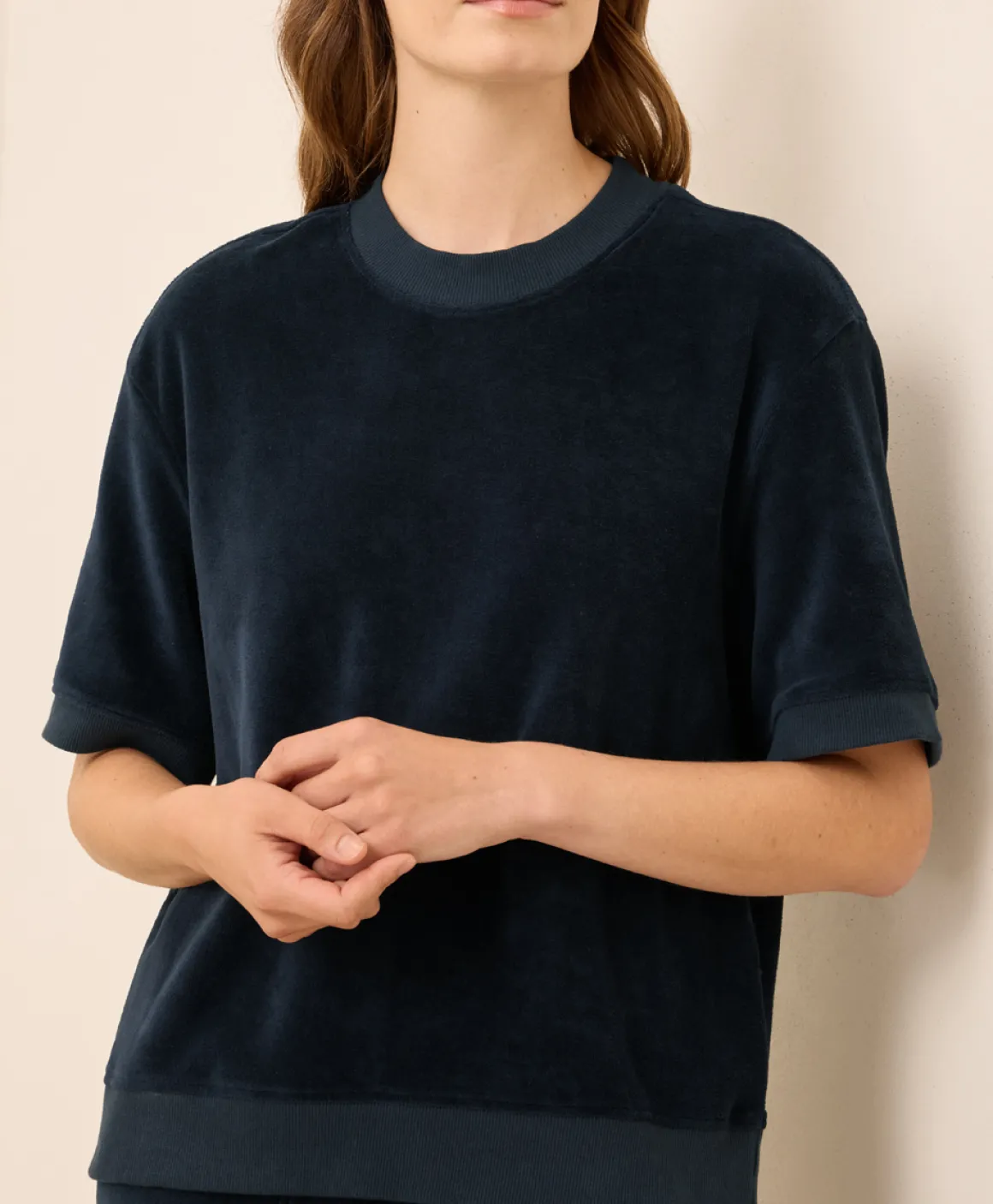 Organic Pure Velour Sweatshirt Tee