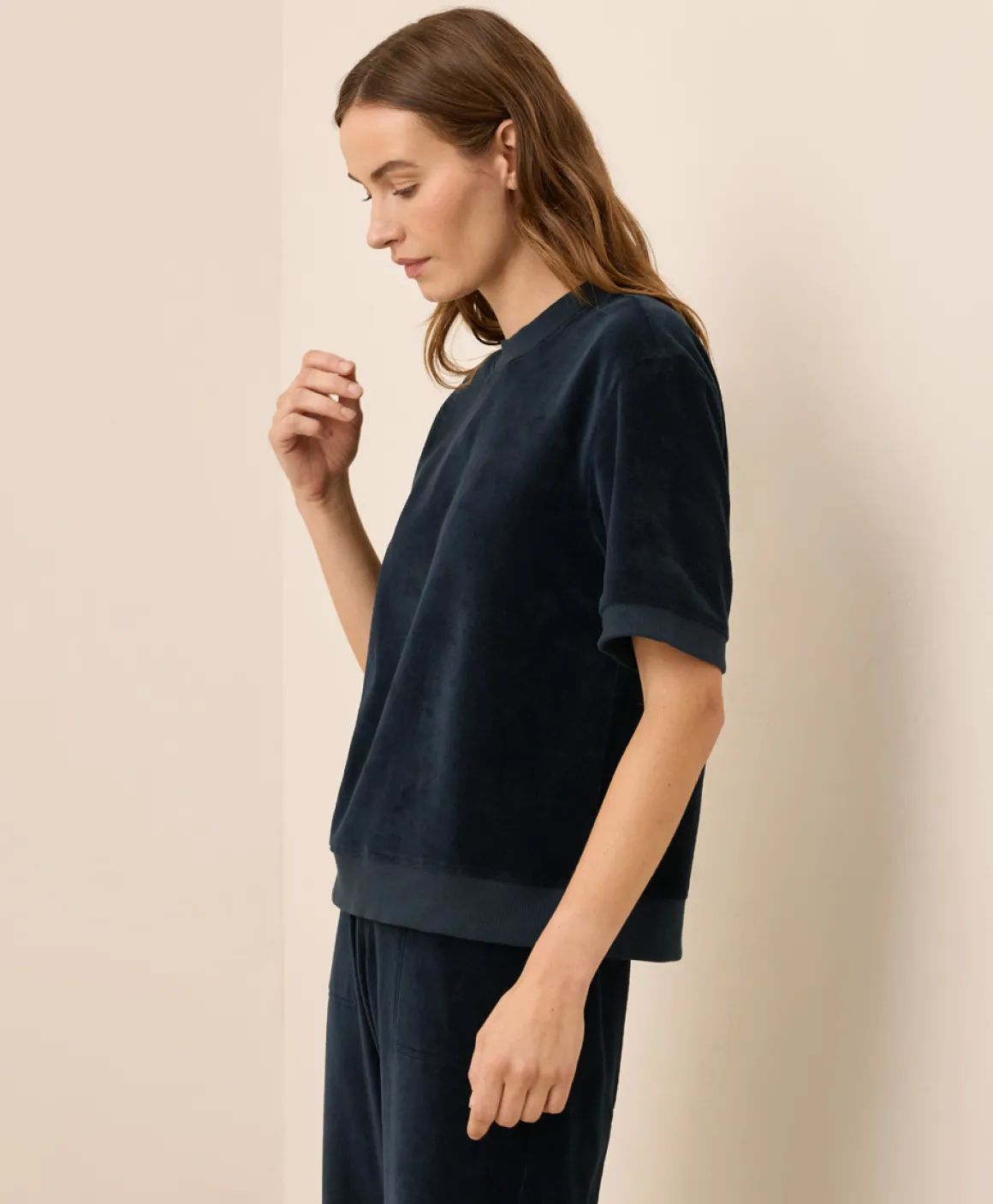 Organic Pure Velour Sweatshirt Tee