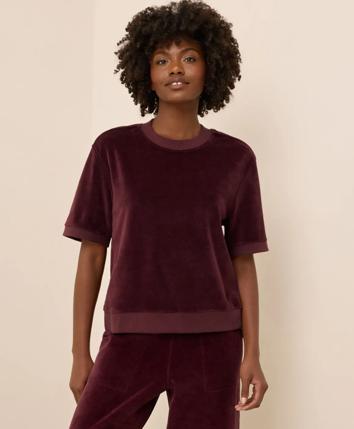 Organic Pure Velour Sweatshirt Tee