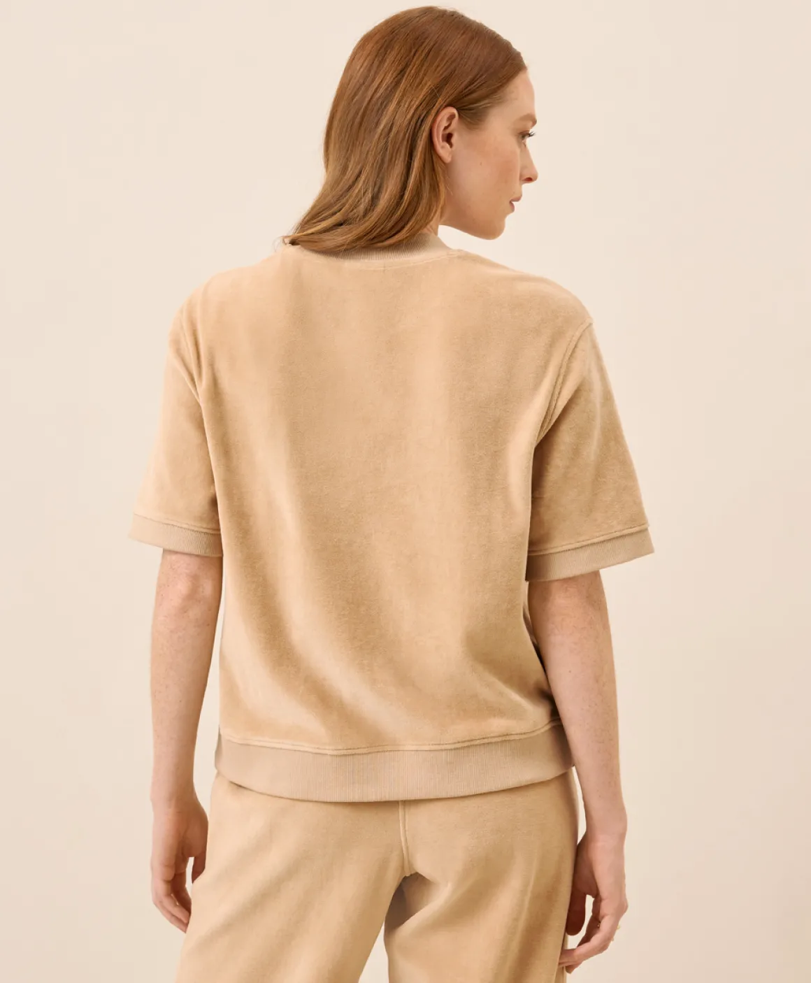 Organic Pure Velour Sweatshirt Tee