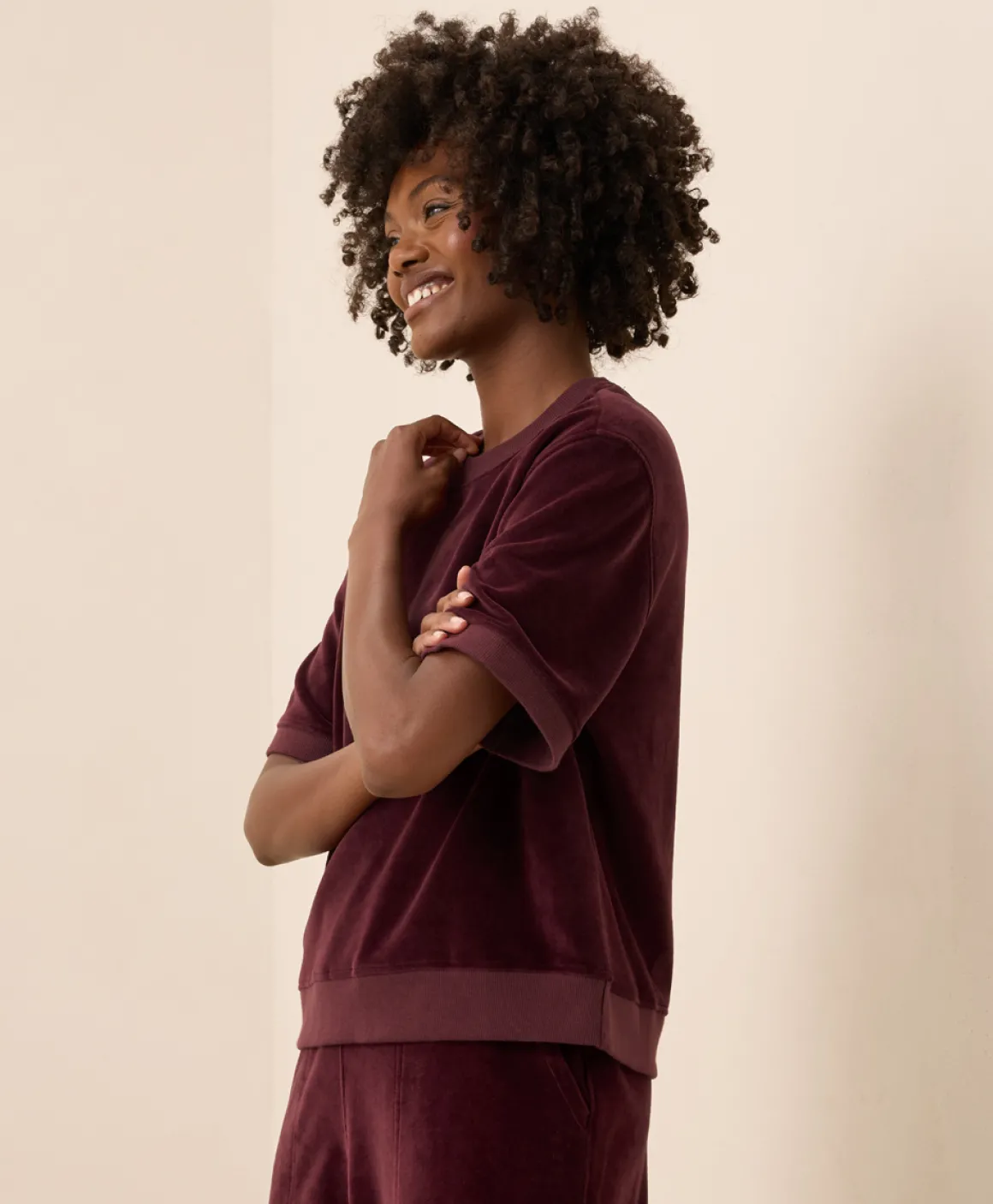 Organic Pure Velour Sweatshirt Tee