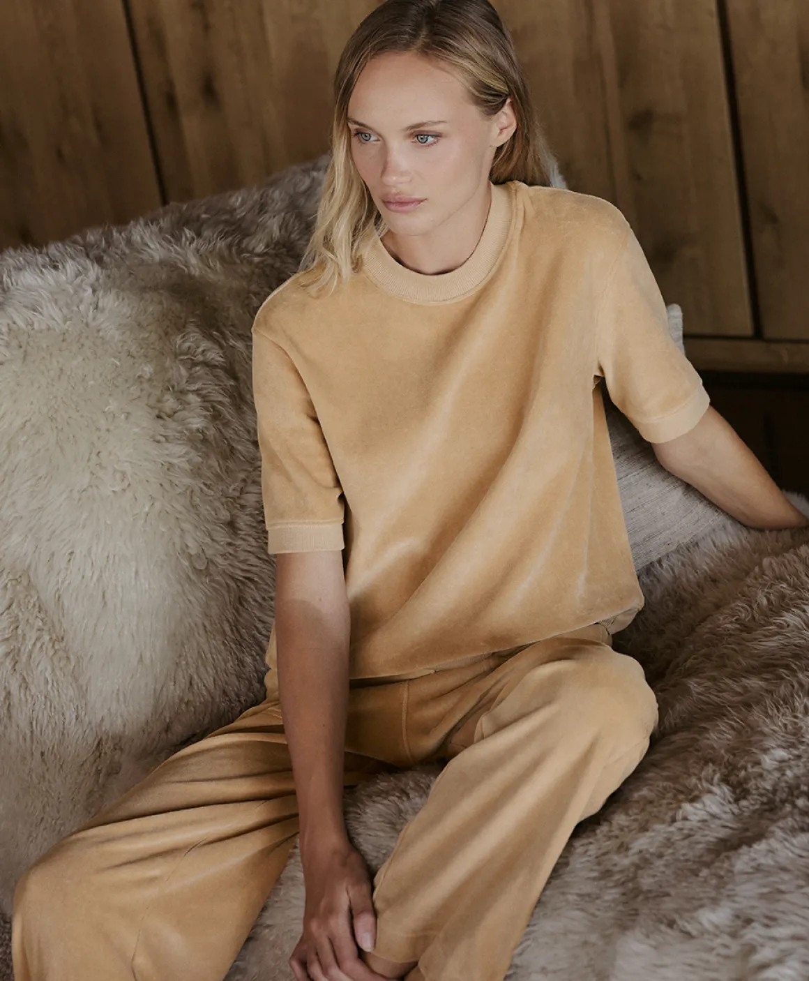 Organic Pure Velour Sweatshirt Tee