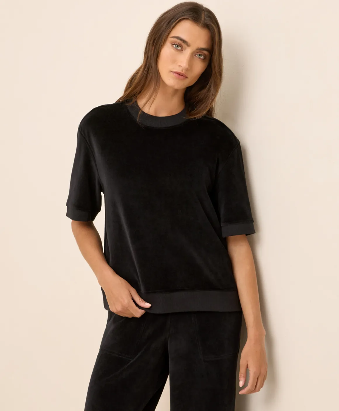 Organic Pure Velour Sweatshirt Tee