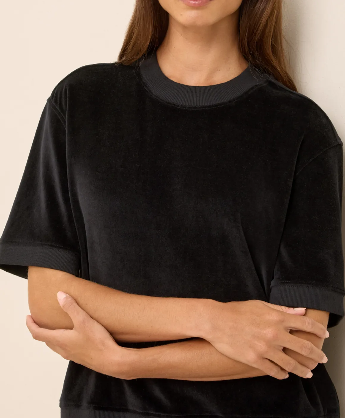 Organic Pure Velour Sweatshirt Tee