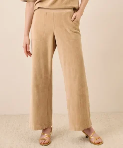 Organic Pure Velour Wide Leg Pant