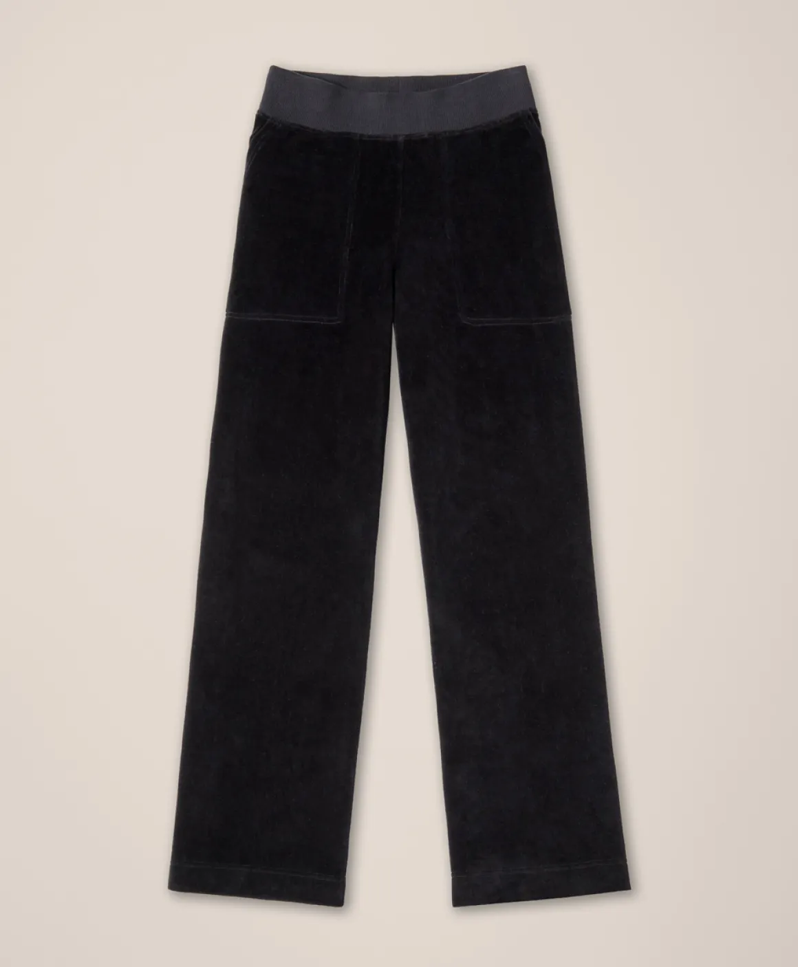 Organic Pure Velour Wide Leg Pant