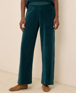 Organic Pure Velour Wide Leg Pant