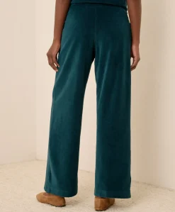 Organic Pure Velour Wide Leg Pant
