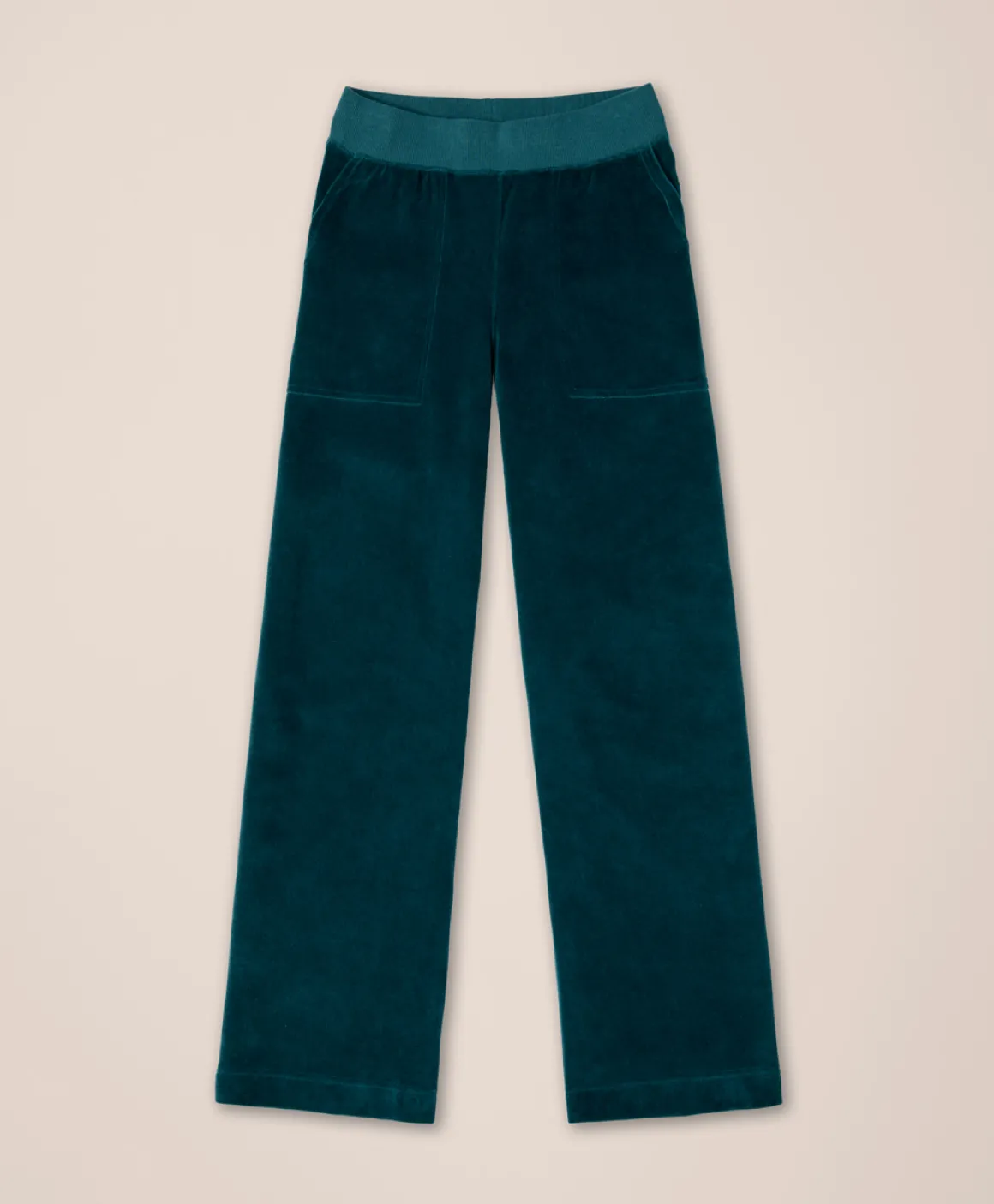Organic Pure Velour Wide Leg Pant