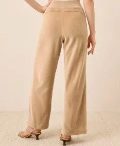Organic Pure Velour Wide Leg Pant