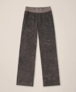 Organic Pure Velour Wide Leg Pant