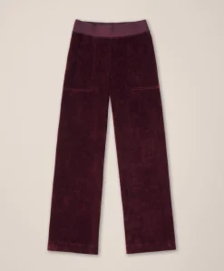 Organic Pure Velour Wide Leg Pant