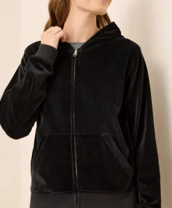 Organic Pure Velour Zip Hoodie