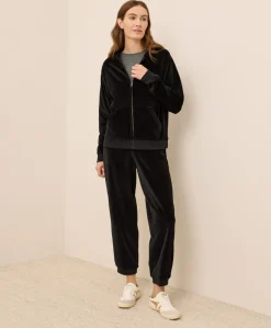 Organic Pure Velour Zip Hoodie