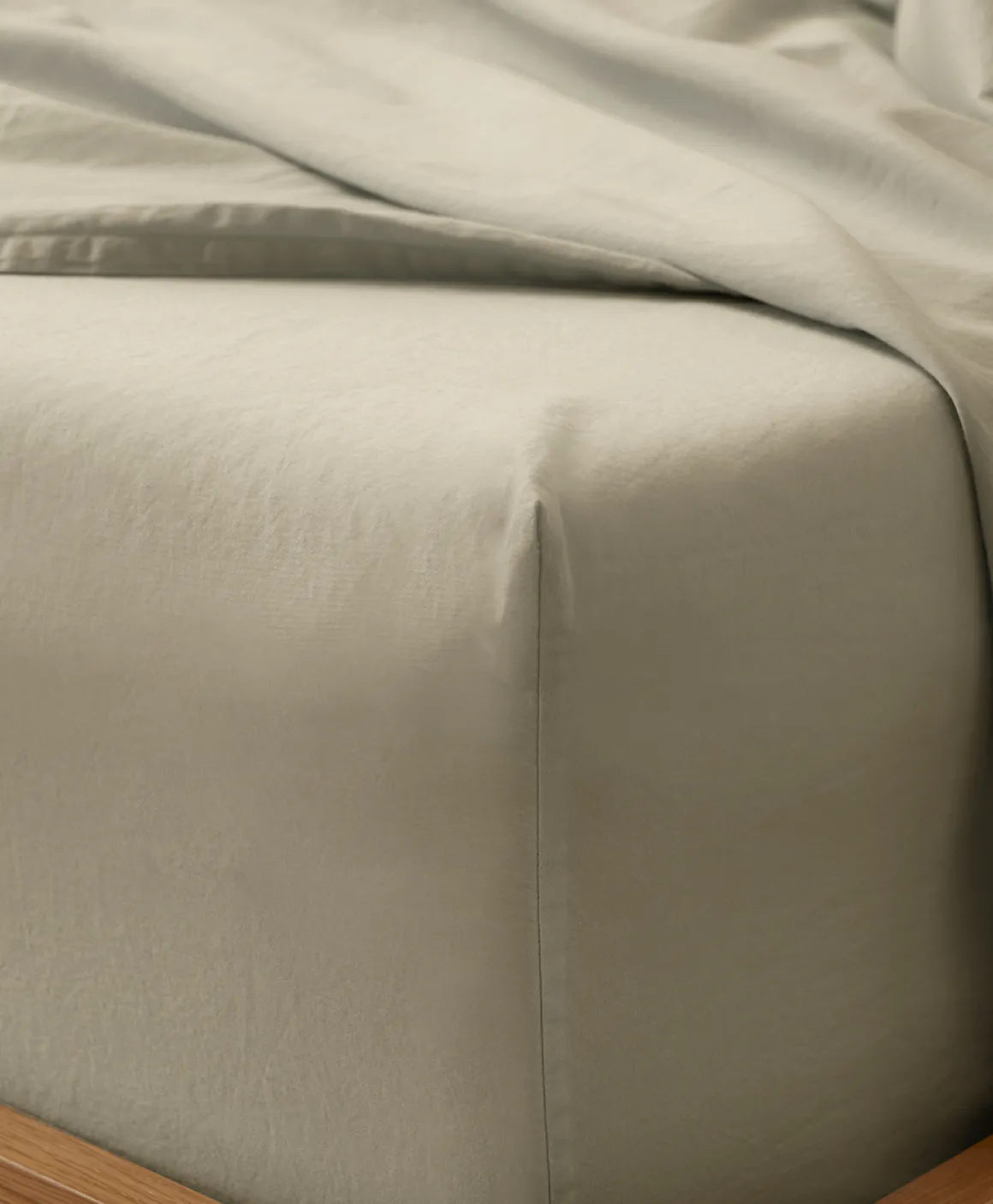 Organic Room Service Sateen Fitted Sheet