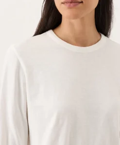 Organic Soft-Slub Essential Crewneck Long Sleeve Tee