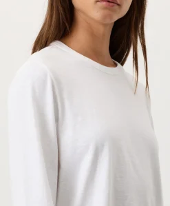 Organic Soft-Slub Essential Crewneck Long Sleeve Tee
