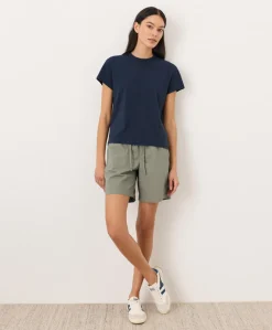 Organic Soft-Slub Essential Crewneck Tee