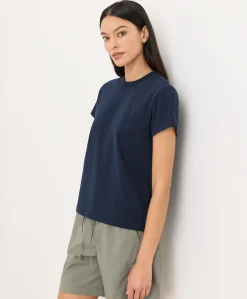 Organic Soft-Slub Essential Crewneck Tee