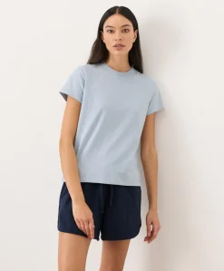 Organic Soft-Slub Essential Crewneck Tee