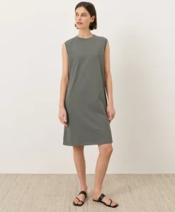 Organic Soft-Slub Essential Easy Muscle Tee Dress