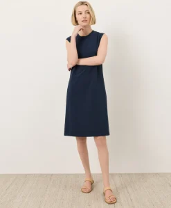 Organic Soft-Slub Essential Easy Muscle Tee Dress