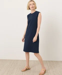 Organic Soft-Slub Essential Easy Muscle Tee Dress