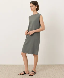 Organic Soft-Slub Essential Easy Muscle Tee Dress