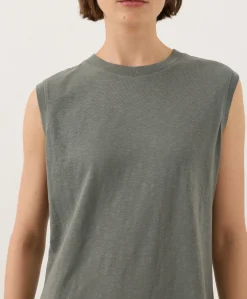 Organic Soft-Slub Essential Easy Muscle Tee Dress