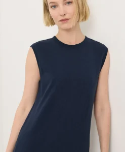 Organic Soft-Slub Essential Easy Muscle Tee Dress