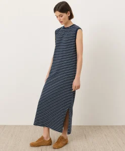 Organic Soft-Slub Essential Easy Muscle Tee Maxi Dress