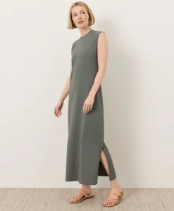 Organic Soft-Slub Essential Easy Muscle Tee Maxi Dress