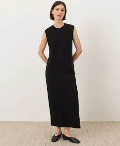 Organic Soft-Slub Essential Easy Muscle Tee Maxi Dress