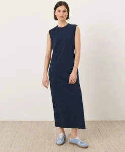 Organic Soft-Slub Essential Easy Muscle Tee Maxi Dress