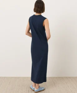 Organic Soft-Slub Essential Easy Muscle Tee Maxi Dress