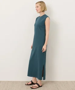 Organic Soft-Slub Essential Easy Muscle Tee Maxi Dress