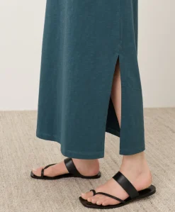 Organic Soft-Slub Essential Easy Muscle Tee Maxi Dress