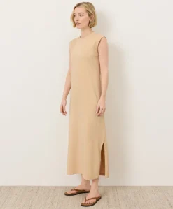 Organic Soft-Slub Essential Easy Muscle Tee Maxi Dress