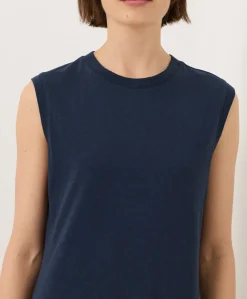 Organic Soft-Slub Essential Easy Muscle Tee Maxi Dress