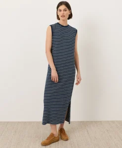 Organic Soft-Slub Essential Easy Muscle Tee Maxi Dress