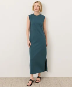 Organic Soft-Slub Essential Easy Muscle Tee Maxi Dress