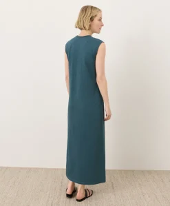 Organic Soft-Slub Essential Easy Muscle Tee Maxi Dress