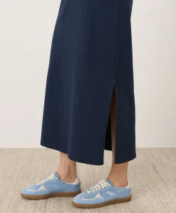 Organic Soft-Slub Essential Easy Muscle Tee Maxi Dress
